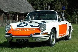   Porsche 912 Targa 1968 года, использовавшийся полицией ФРГ.